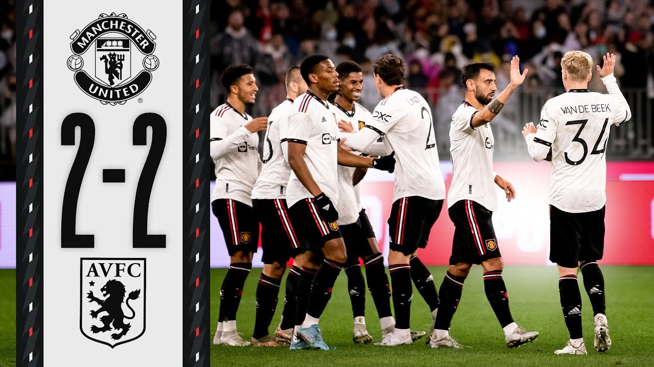Man Utd 2-2 Aston Villa | Highlights